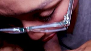 Frida Gives Sensual Blowjob to Latina Housewife in Swingers Group