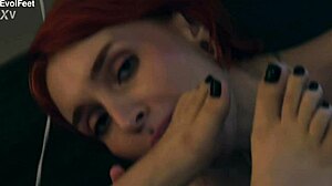 This Bitch Controls You With Her Pussy And Feet