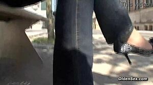 German Blonde Amateur Milf Feels Intense Pleasure During Casting Masturbation