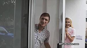 Teen Flight Attendants SPREADING For FAT Cock