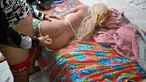 Blonde Teen Uses Sex Toy For Intense Anal Play