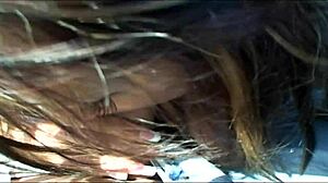 The milf Amy engaged in rough fucking with her boy.