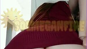 Pregnant Redhead Sol Megan Fire Masturbates With Toys Before Husband Returns