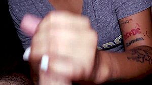 Frida Gives Sensual Blowjob to Latina Housewife in Swingers Group