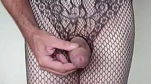 misr4 rocks that sexy fishnet bodysuit close up