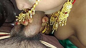 Why does this beautiful married bhabhi fuck her step brother so cutely?