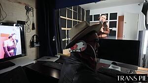 pretty shemale daisy taylor with big cock monster cock transsexual horny lesbian sexy adorable crossdressing