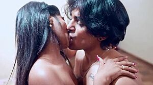 The hot desi saali offers her small boobs to her jija intimately.