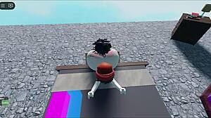 i'm a whore fuckin' huge white boy in roblox collab