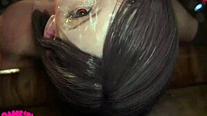 Cute Tifa's Raw Blowjob Licking Fantasy Cock