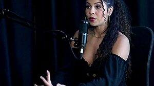 Sweet Karolzinha says, 'I don't do anal, but I love foreplay and sucking,' then dances sensually after trail sex