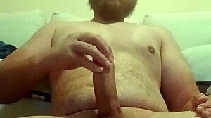 i was jerkin off my big tatooed cock real quik and came all over. oops!