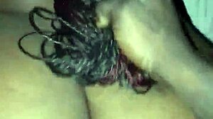 this young ebony bitch loves when i pull her hair