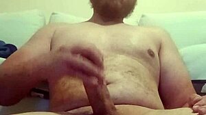 i was jerkin off my big tatooed cock real quik and came all over. oops!