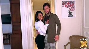 Christina Petite MILF Brunette Unleashed In Her First Video