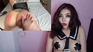 i fuck the ass of a horny big-titted blonde latina creampie