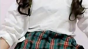 I saw these 18-19 yo girls masturbating in public with big asses