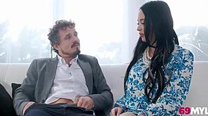 wow! naomi ryder gets a creampie refill!