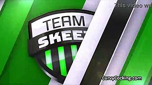 let him watch the game while i ride your big dick?