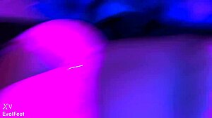 Bound BBW Worships Feet and Gets Tickled Intensely