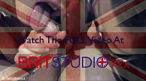 two british girls suck cock and swallow cum in homemade threesome with big ass