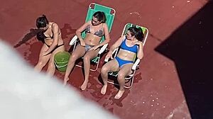 i watch argentinian neighbors sunbathing on the terrace part 2