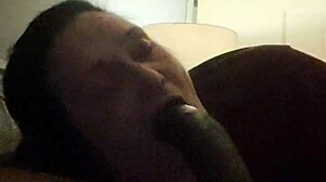 Momma's Mouth Deepthroats Monster Cock with Ball Licking