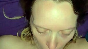 Milf Gets Cum Facial After Face Fucking