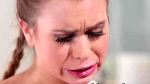 Redhead stepmom scissoring with teen 18+! Licking and masturbating!