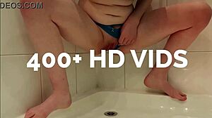 British blonde student smoking joi