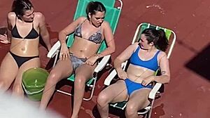 i watch argentinian neighbors sunbathing on the terrace part 2