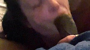 Momma's Mouth Deepthroats Monster Cock with Ball Licking