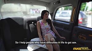 Fake taxi milf sex coach fucks driver and handjob finish