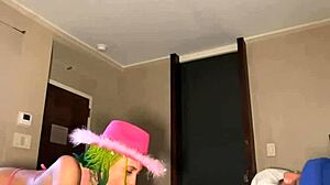 Petite Ebony Slut Got Her Throat & Pussy Stretched & A Big Creampie From Bbc