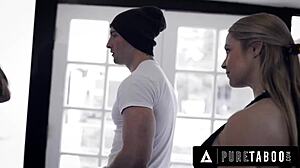 ambitious football team owners wife sarah vandella motivates best player in reality