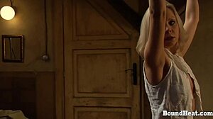 i'm the tied up slave taking strapon