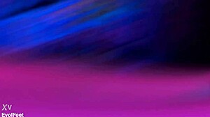 Bound BBW Worships Feet and Gets Tickled Intensely