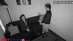 Student In Lingerie Uniform Gets Fucked Hard And Covered In Cum On Big Ass.