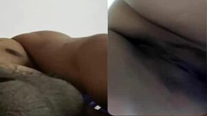 New viral video call sex with indonesian girlfriend in bedroom fucking