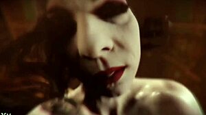 futanari lady dimitrescu dominates in missionary pov