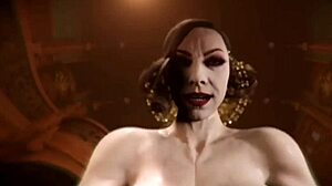 futanari lady dimitrescu dominates in missionary pov