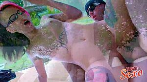 Latina Hottie Fucks Two Perverts Hungrily