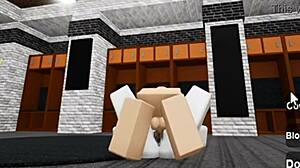 Hey, that slutty bunny girl sneaks into the locker room and gets fucked! 😏