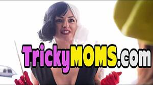 Bored Rich Housewife Tests New Strap On With Her Pretty Lesbian Boyfriend