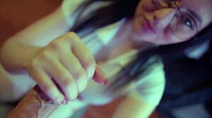 i'm the naughty woman giving sloppy blowjob to my paramours big cock, choking and gagging on it