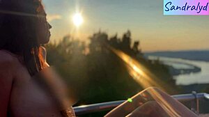 outdoor nipple play in paradise