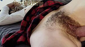 Big cock stepson, are you fucking your mother-in-law's hairy pussy riskily?