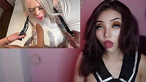 i fuck the ass of a horny big-titted blonde latina creampie