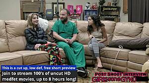 A stimulating exam - daisy bean with moaning and orgasm