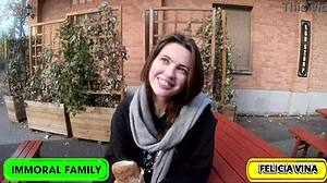 Felicia Vinas Hungarian Ass Devours Cock And Cum In Budapest